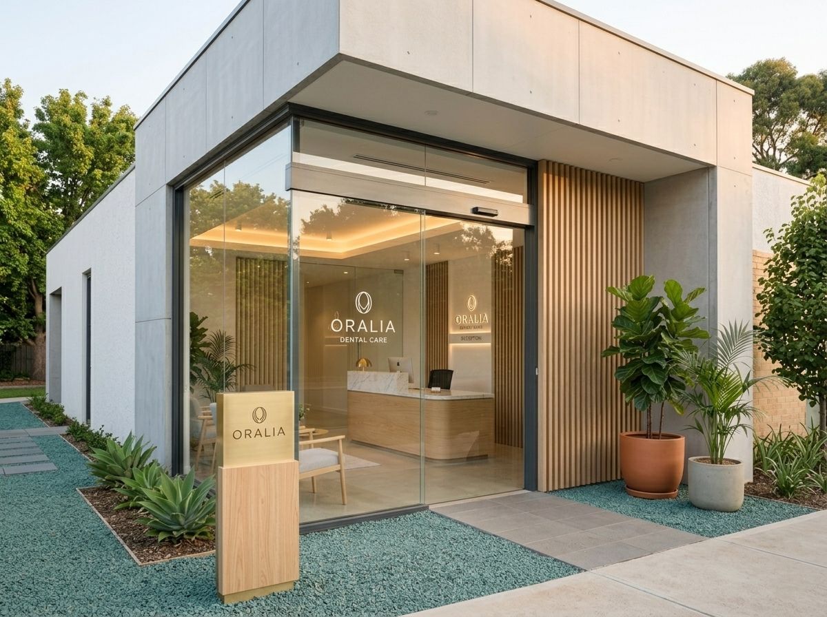 Ingresso dello studio Oralia