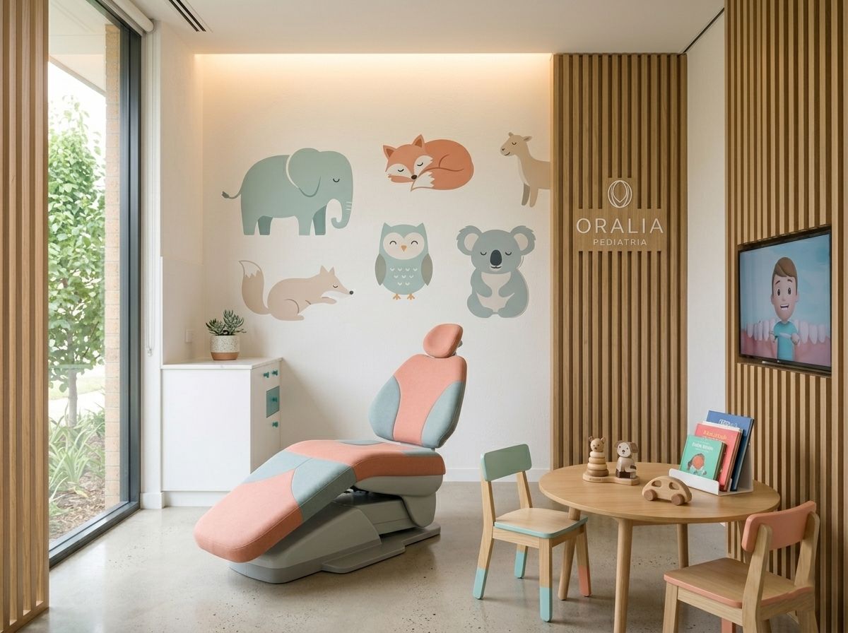Area pediatrica dello studio Oralia