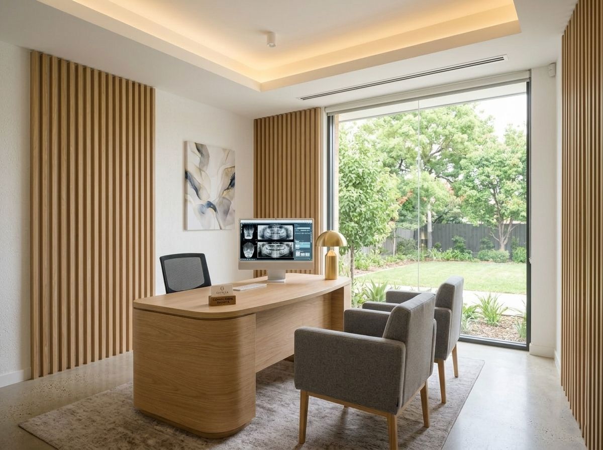 Zona consulenze dello studio Oralia