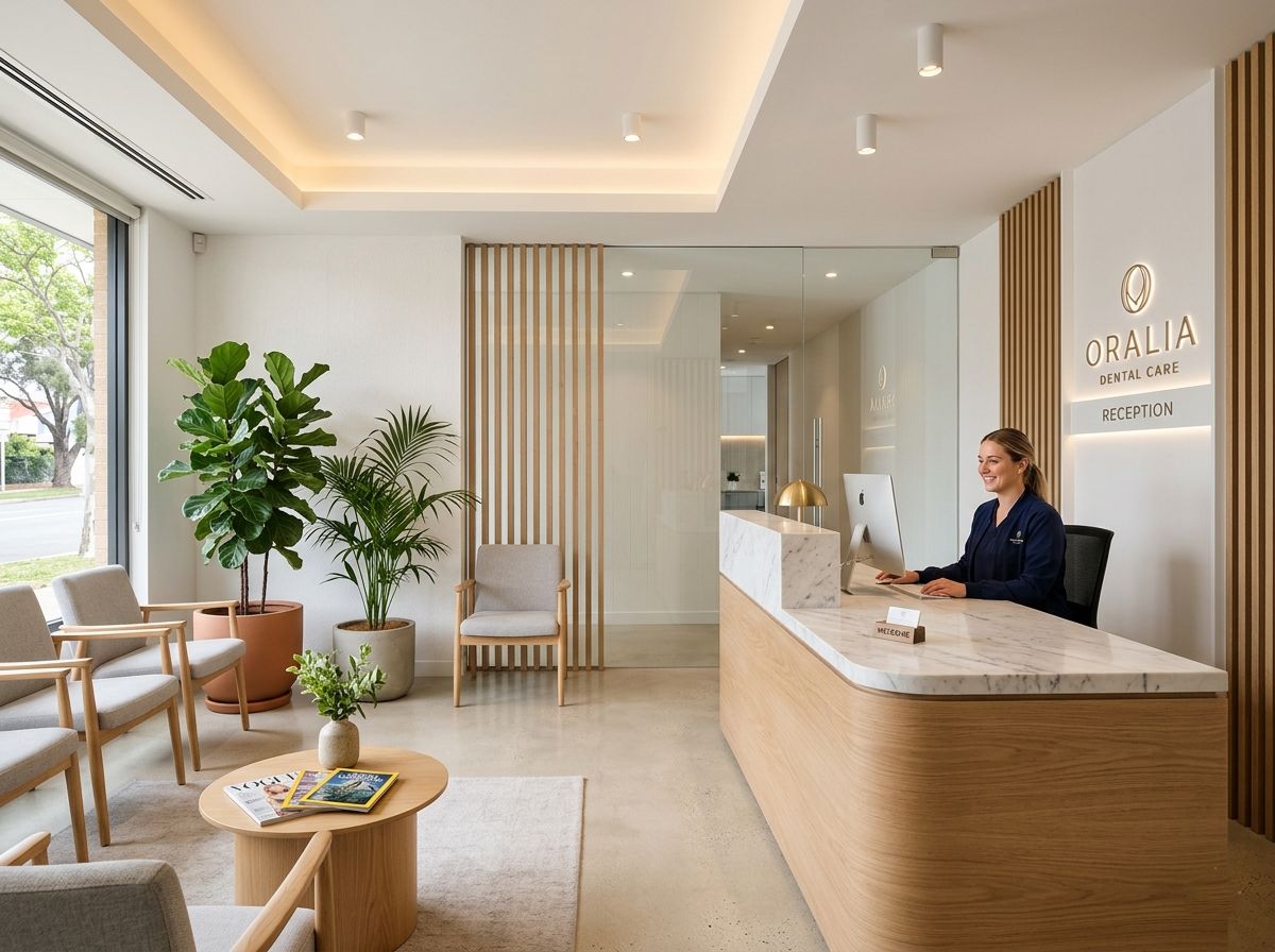 Reception dello studio dentistico
