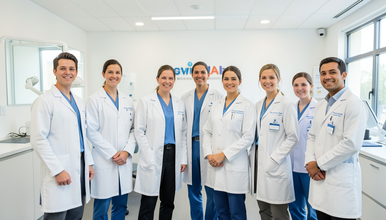 Il team dello studio dentistico